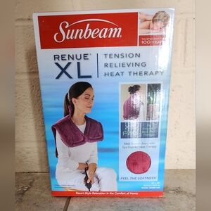 NIB Sunbeam XL Tension Relieving Heat Therapy Pad